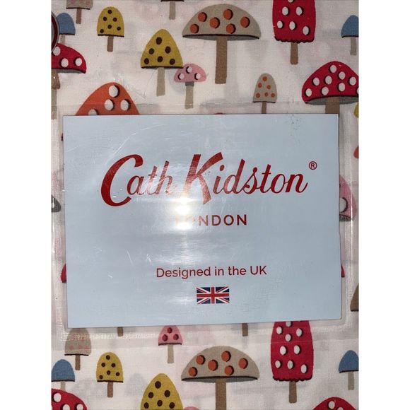 Cath Kidston Bedding Cath Kidston London Mini Mushrooms Russet 4pc Full Sheet Set Cotton